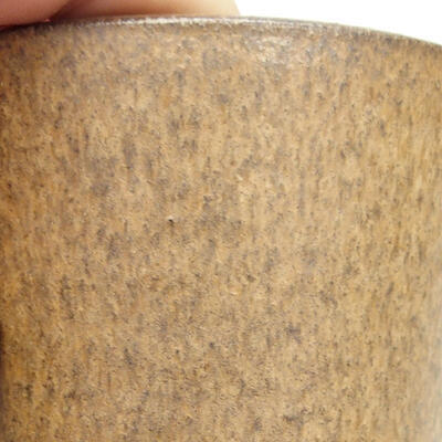 Ceramiczna miska bonsai 8 x 8 x 10 cm, kolor brązowy - 2