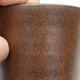 Ceramiczna miska bonsai 8 x 8 x 10 cm, kolor brązowy - 2/3