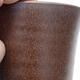 Ceramiczna miska bonsai 9,5 x 9,5 x 13,5 cm, kolor brązowy - 2/3
