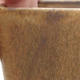 Ceramiczna miska bonsai 8 x 8 x 6 cm, kolor brązowy - 2/3