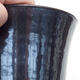 Ceramiczna miska do bonsai 10,5 x 10,5 x 13,5 cm, kolor metalu - 2/3