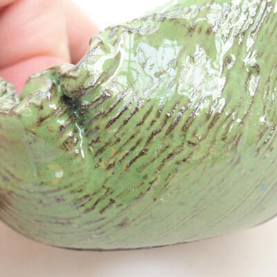 Ceramiczna powłoka 7 x 7 x 5 cm, kolor zielony - 2