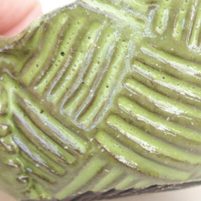 Ceramiczna powłoka 7,5 x 7 x 4 cm, kolor zielony - 2