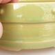 Ceramiczna miska bonsai 15 x 15 x 6,5 cm, kolor zielony - 2/3