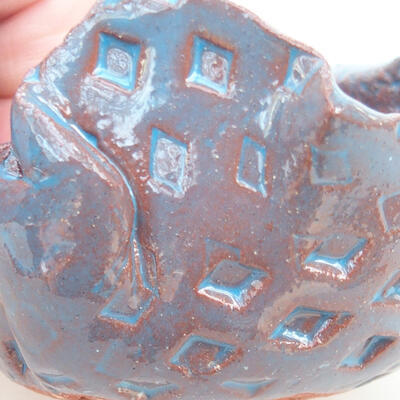 Ceramiczna powłoka 7 x 6,5 x 5,5 cm, kolor niebieski - 2