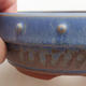Ceramiczna miska bonsai 15 x 15 x 5 cm, kolor niebieski - 2/4