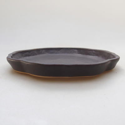 Taca na wodę Bonsai H 06 - 13,5 x 13,5 x 1,5 cm, czarny mat - 2