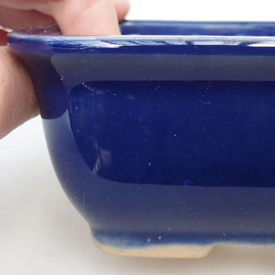 Ceramiczna miska bonsai H 38-12 x 10 x 5,5 cm, niebieski - 2