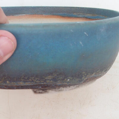 Miska Bonsai 20 x 15,5 x 6 cm, kolor niebieski - 2