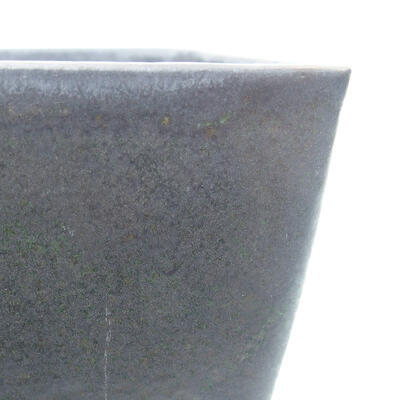 Ceramiczna miska bonsai 12 x 12 x 9 cm, kolor czarny - 2