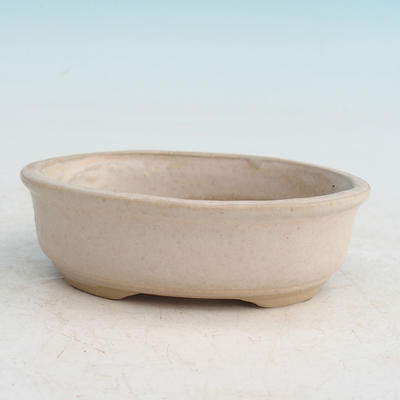 Ceramiczna miska bonsai H 04 - 10 x 7,5 x 3,5 cm, beżowy - 10 x 7,5 x 3,5 cm - 2