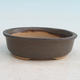 Ceramiczna miska bonsai H 04 - 10 x 7,5 x 3,5 cm, brązowy - 10 x 7,5 x 3,5 cm - 2/3