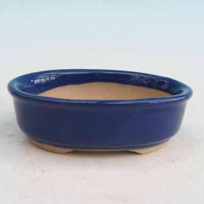 Ceramiczna miska bonsai H 04 - 10 x 7,5 x 3,5 cm, niebieski - 10 x 7,5 x 3,5 cm - 2