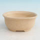 Ceramiczna miska bonsai H 30 - 12 x 10 x 5 cm, beżowy - 12 x 10 x 5 cm - 2/2