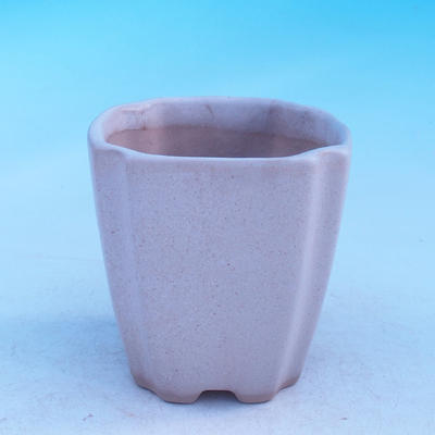 Ceramiczna bańka bonsai - kaskada, beżowy - 2