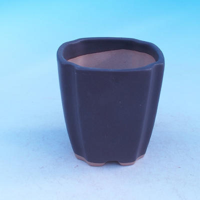 Ceramiczna bańka bonsai - kaskada, czarny mat - 2