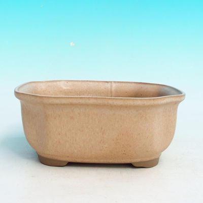 Ceramiczna miska bonsai H 31 - 14,5 x 12,5 x 6 cm, beżowy - 14,5 x 12,5 x 6 cm - 2