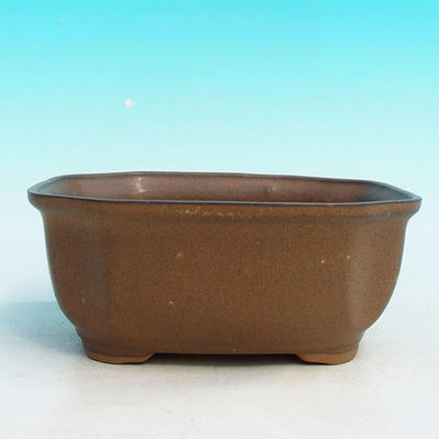 Ceramiczna miska bonsai H 31 - 14,5 x 12,5 x 6 cm, brązowy - 14,5 x 12,5 x 6 cm - 2