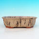 Ceramiczna miska bonsai H 03 - 16,5 x 11,5 x 5 cm, beżowy - 16,5 x 11,5 x 5 cm - 2/3