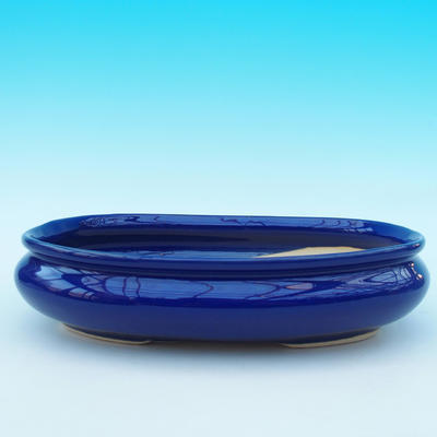 Taca miska Bonsai H15 - miska 26,5 x 17 x 6 cm, taca 24,5 x 15 x 1,5 cm, niebieska - 2