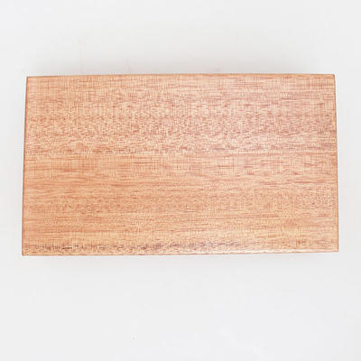 Drewniany stół pod bonsai brązowy 17 x 10 x 3,5 cm - 3