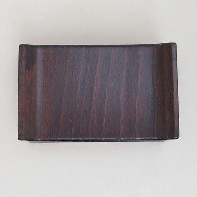Drewniany stół pod bonsai brązowy 8 x 5 x 3 cm - 3