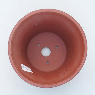 Ceramiczna miska bonsai 12 x 12 x 10 cm, kolor ceglany - 3