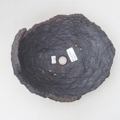 Ceramiczna skorupa 21 x 20 x 22 cm, szaro-brązowa - 3