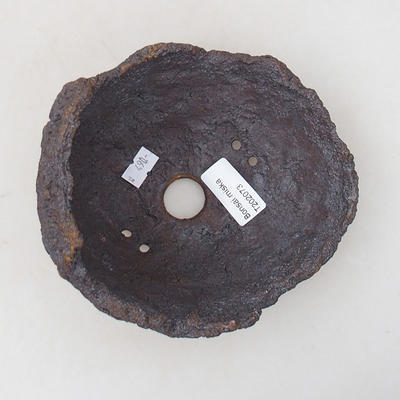 Ceramiczna skorupa 14 x 14 x 16 cm, szaro-brązowa - 3