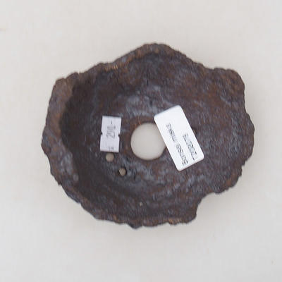Ceramiczna skorupa 10 x 9,5 x 9 cm, szaro-brązowa - 3