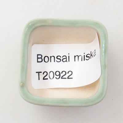 Miska mini bonsai 2,5 x 2,5 x 1,5 cm, kolor zielony - 3