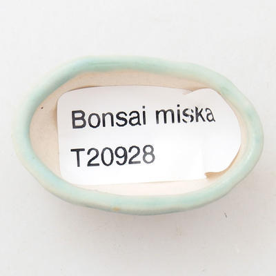 Mini miska bonsai 4 x 2,5 x 2 cm, kolor zielony - 3