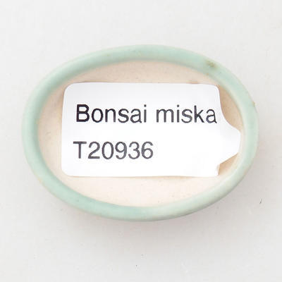 Mini miska bonsai 4,5 x 3 x 1 cm, kolor zielony - 3