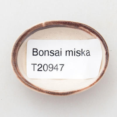 Mini miska bonsai 4,5 x 3,5 x 2 cm, kolor czerwony - 3