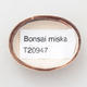 Mini miska bonsai 4,5 x 3,5 x 2 cm, kolor czerwony - 3/3