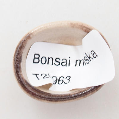 Mini miska bonsai 3 x 2,5 x 1,5 cm, kolor czerwony - 3