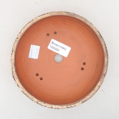 Ceramiczna miska bonsai 15 x 15 x 5 cm, kolor spękany - 3
