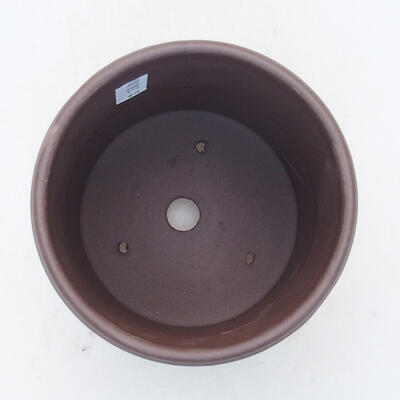 Ceramiczna miska bonsai 10 x 10 x 12,5 cm, kolor brązowy - 3