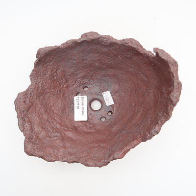Ceramiczna muszla 19 x 17 x 15 cm, kolor brązowy - 3