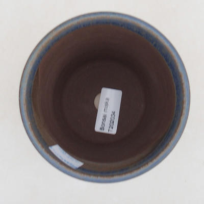 Ceramiczna miska bonsai 10,5 x 10,5 x 12 cm, kolor brązowo-niebieski - 3