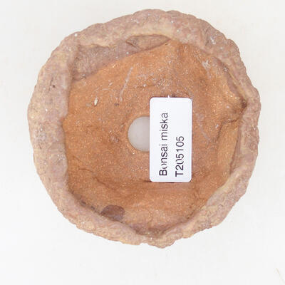 Ceramiczna skorupa 7 x 7 x 5 cm, kolor brązowy - 3