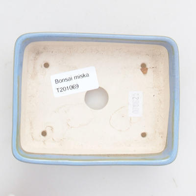 Ceramiczna miska bonsai 12,5 x 10 x 3,5 cm, kolor niebieski - 3