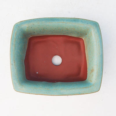 Bonsai ceramiczne miseczki H 11, zielony - 3