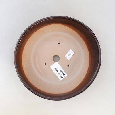 Ceramiczna miska bonsai 17 x 17 x 5 cm, kolor szary - 3