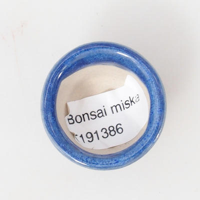 Mini miska bonsai 4 x 4 x 3 cm, kolor niebieski - 3