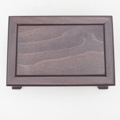 Drewniany stół pod bonsai brązowy 17 x 11,5 x 5 cm - 3