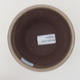 Ceramiczna miska bonsai 10,5 x 10,5 x 10 cm, kolor brązowo-zielony - 3/3
