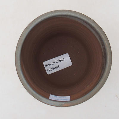 Ceramiczna miska bonsai 10 x 10 x 10,5 cm, kolor szary - 3