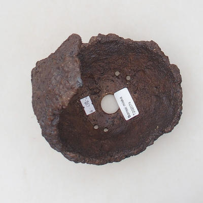 Ceramiczna skorupa 14,5 x 13 x 21 cm, szaro-brązowa - 3