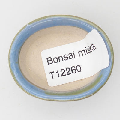 Mini miska bonsai 4,5 x 3 x 2 cm, kolor niebieski - 3